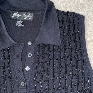Gladys Bagley beaded top‼️